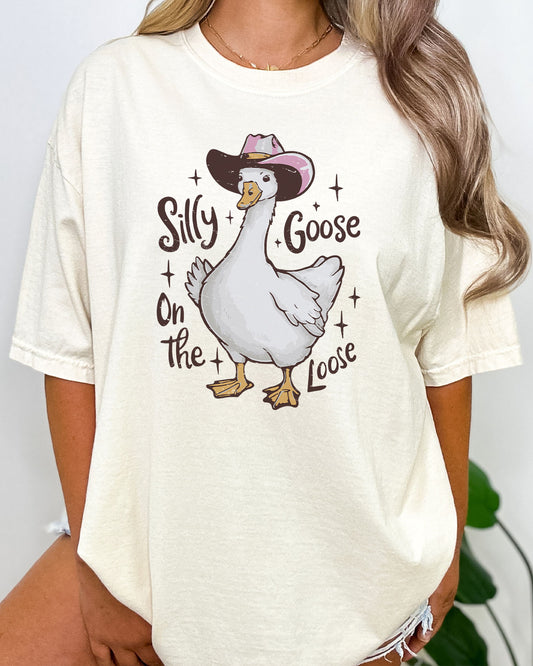 Silly Goose On The Loose Shirt in natural color