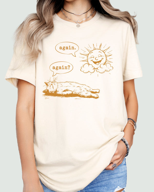 Again? Again. Shirt