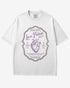 Love Potion Halloween Shirt in white color with retro potion label and heart graphic design