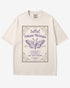 Moth Wings Tonic Shirt in ivory with retro potion label moth graphic