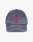 Raisin' Hell embroidered vintage cap in navy color
