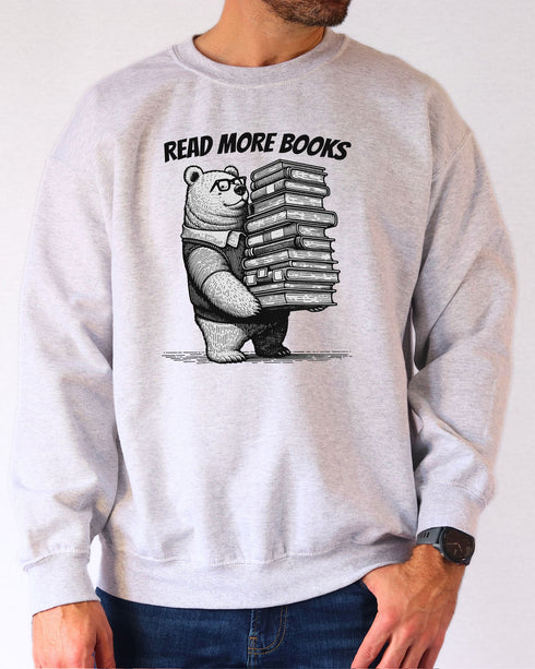 Read More Books Sweatshirt - Ash