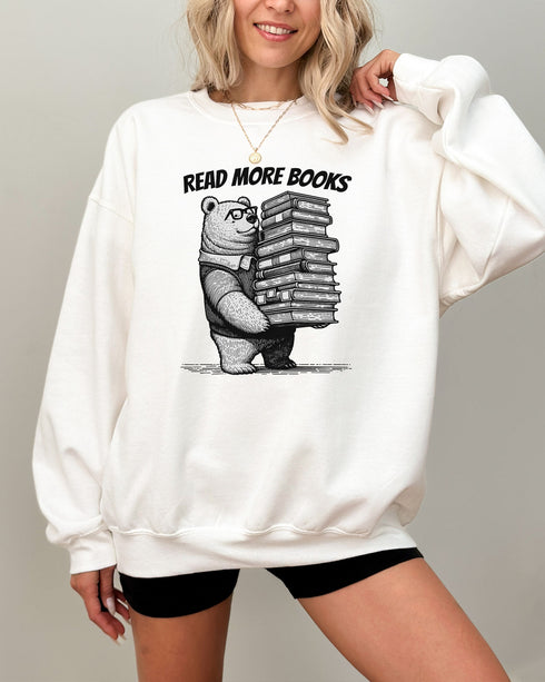 Read More Books Sweatshirt - White