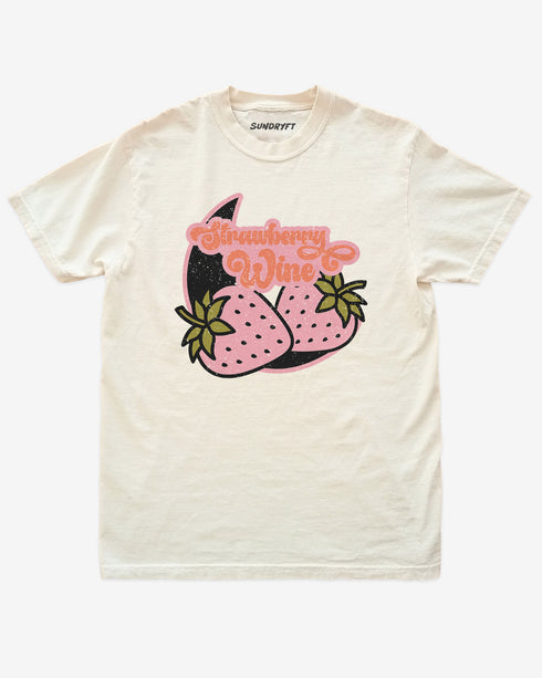 Strawberry Wine shirt in ivory