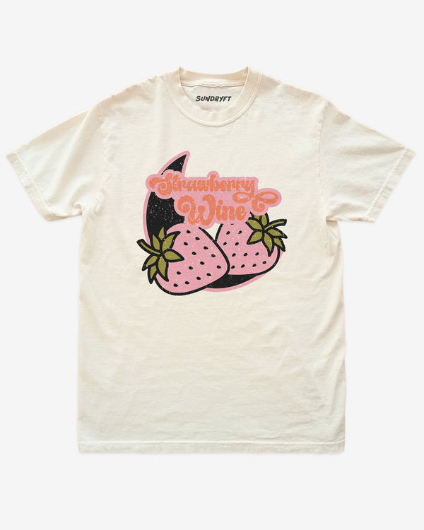 Strawberry Wine shirt in ivory