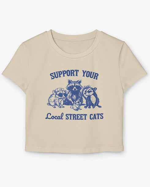 Support Your Local Street Cats Baby Tee