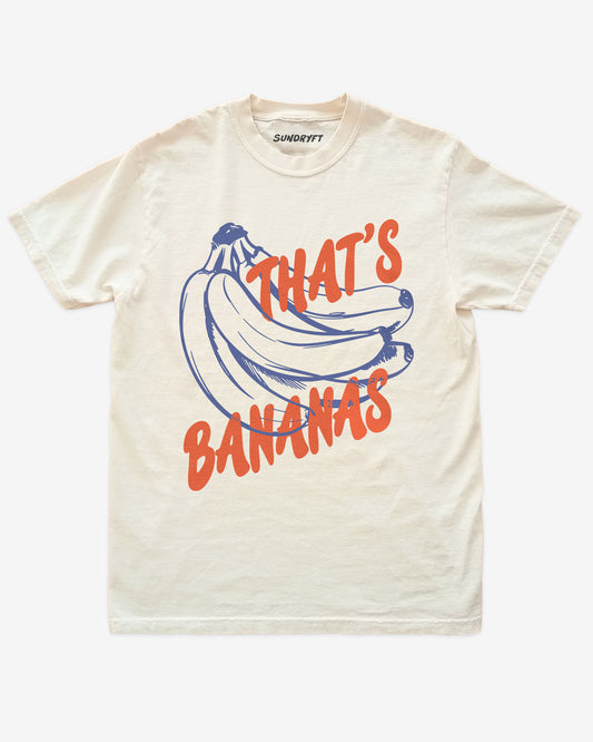 That's Bananas shirt in ivory color