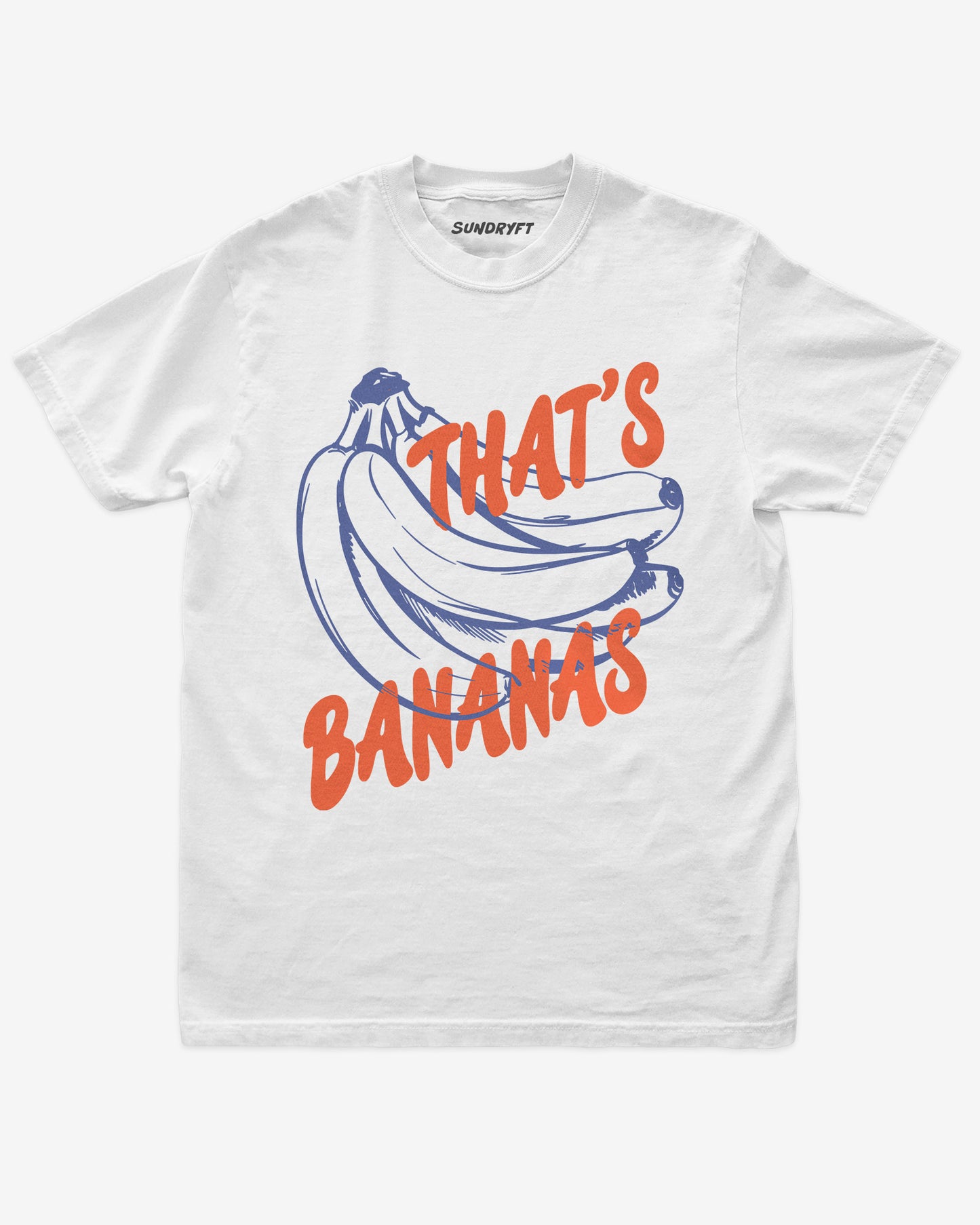 That's Bananas shirt in white color