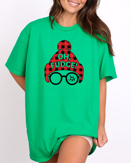 Oh Fudge shirt in irish green color