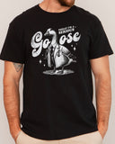 Today I'm A Serious Goose Shirt in black color with a funny retro graphic on front