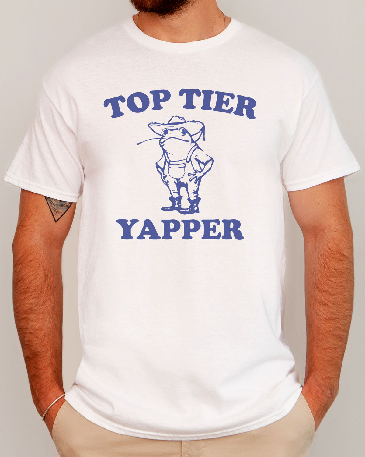 Top Tier Yapper Shirt white