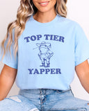 Top Tier Yapper Shirt light blue