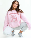 All Oopsies No Daisies Sweatshirt - Light Pink