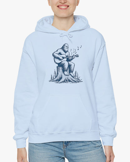 Bigfoot Playing Guitar Hoodie