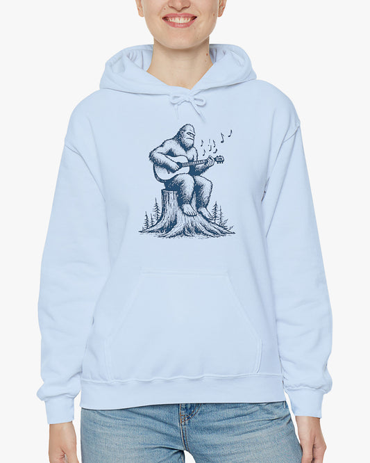 Bigfoot Playing Guitar Hoodie
