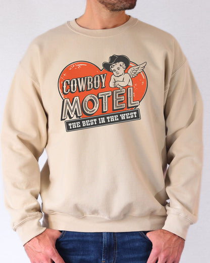 Cowboy Motel Sweatshirt - Sand