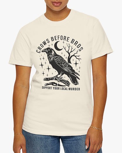 crows before bros shirt in natural color