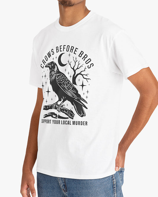 crows before bros shirt in white color