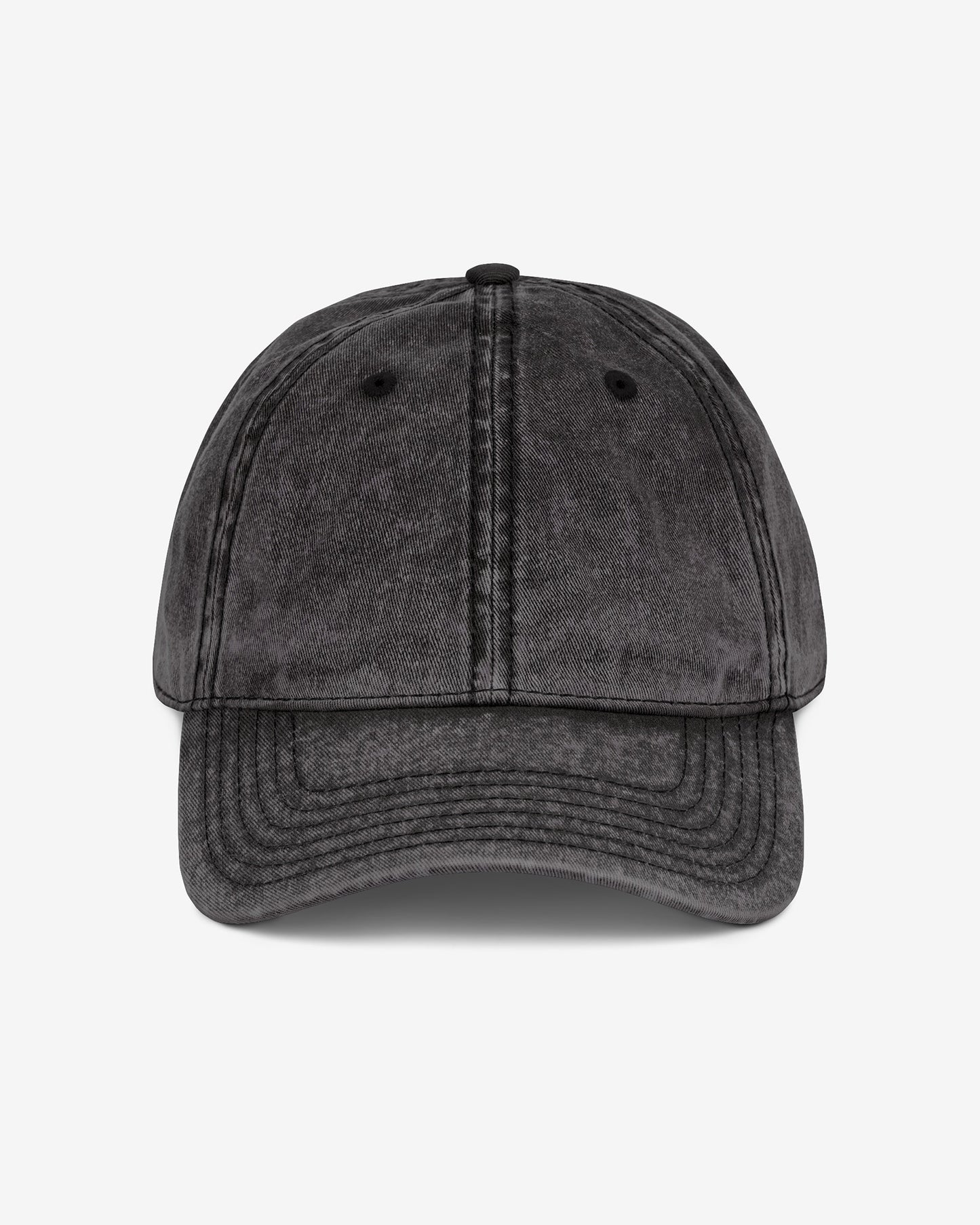 Vintage cap in black color