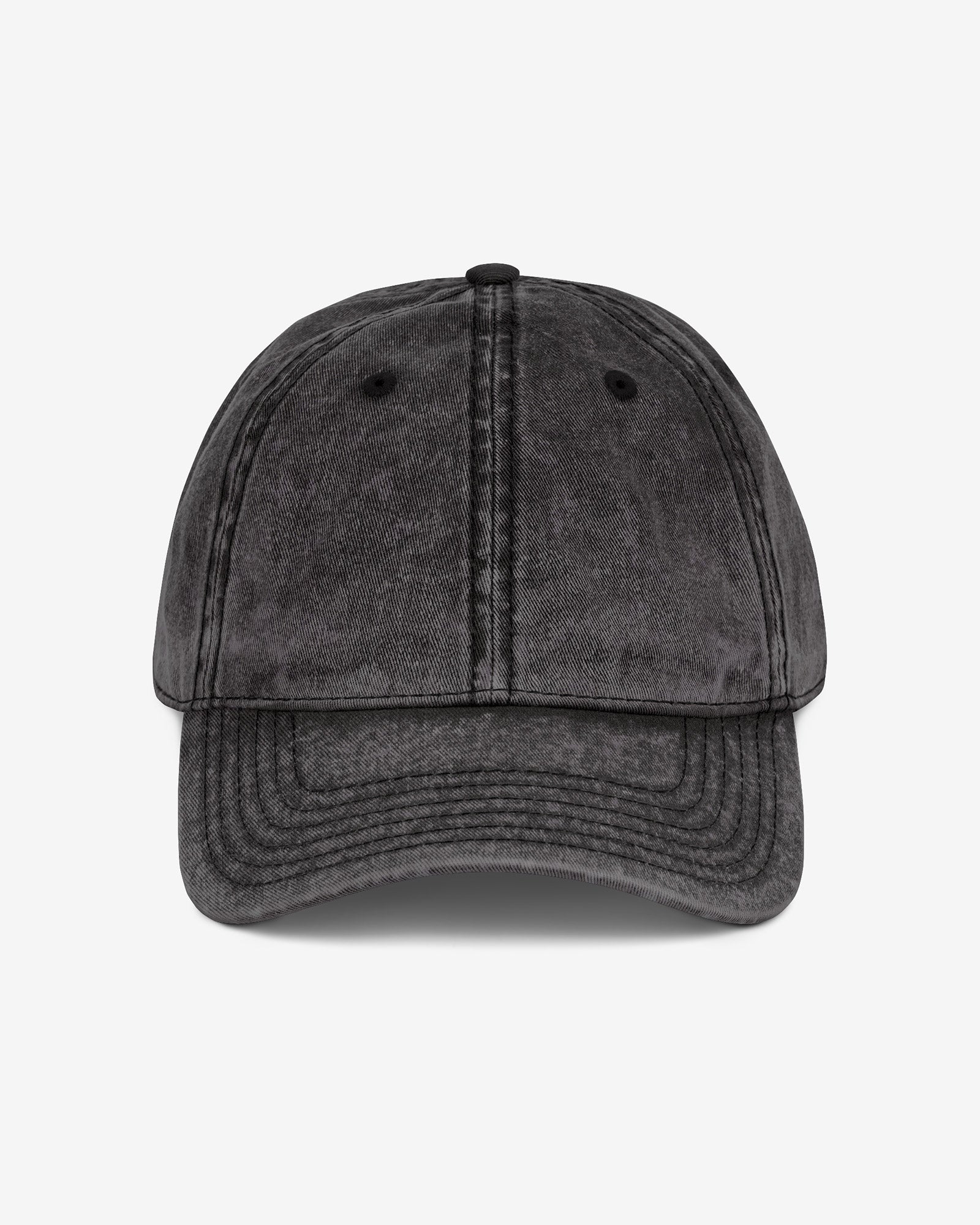 Vintage cap in black color