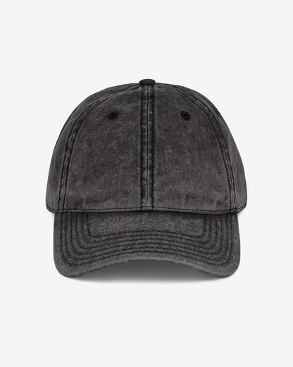 Vintage cap in black color