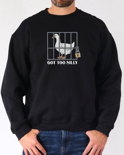 Got Too Silly Sweatshirt - Black