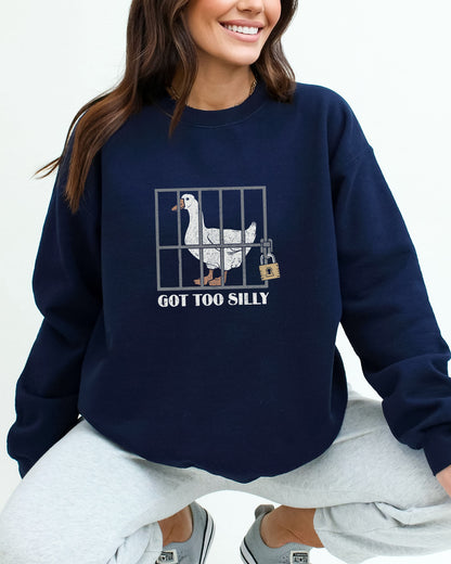 Got Too Silly Sweatshirt - Navy