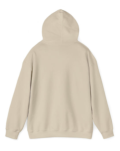 Backide of the sand beige hoodie