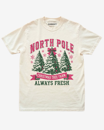 North Pole Christmas Tree Farm Shirt