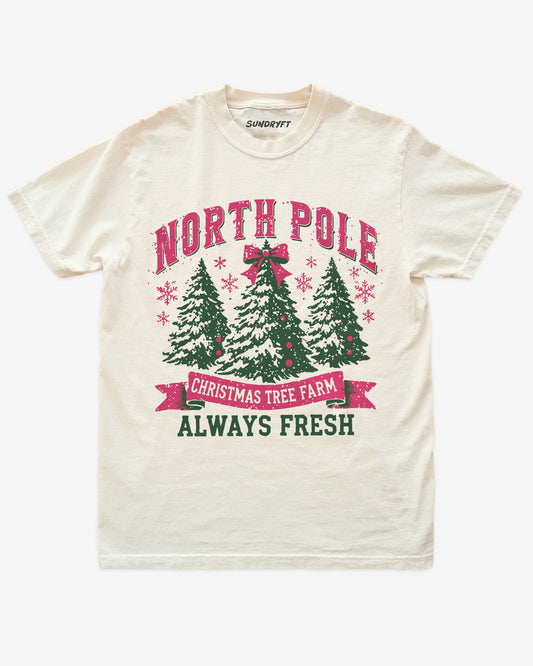 North Pole Christmas Tree Farm Shirt
