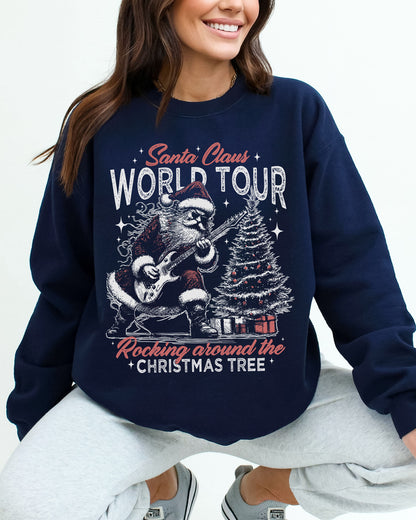 Santa Claus World Tour Sweatshirt - Navy