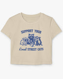 Support Your Local Street Cats Baby Tee