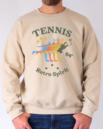 Tennis Retro Spirit Sweatshirt - Sand