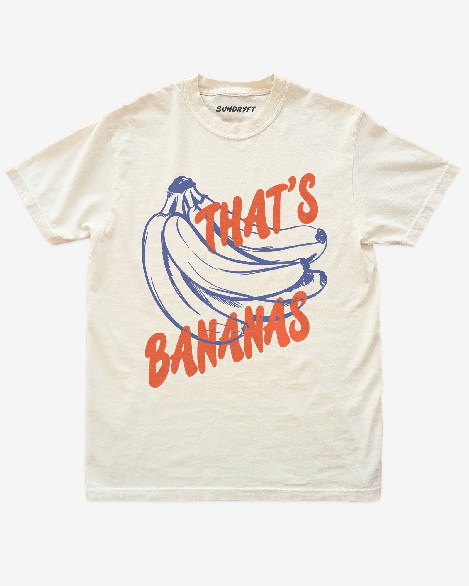 That's Bananas shirt in ivory color