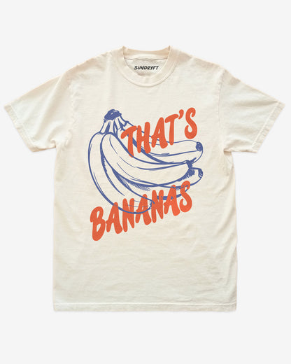 That's Bananas shirt in ivory color