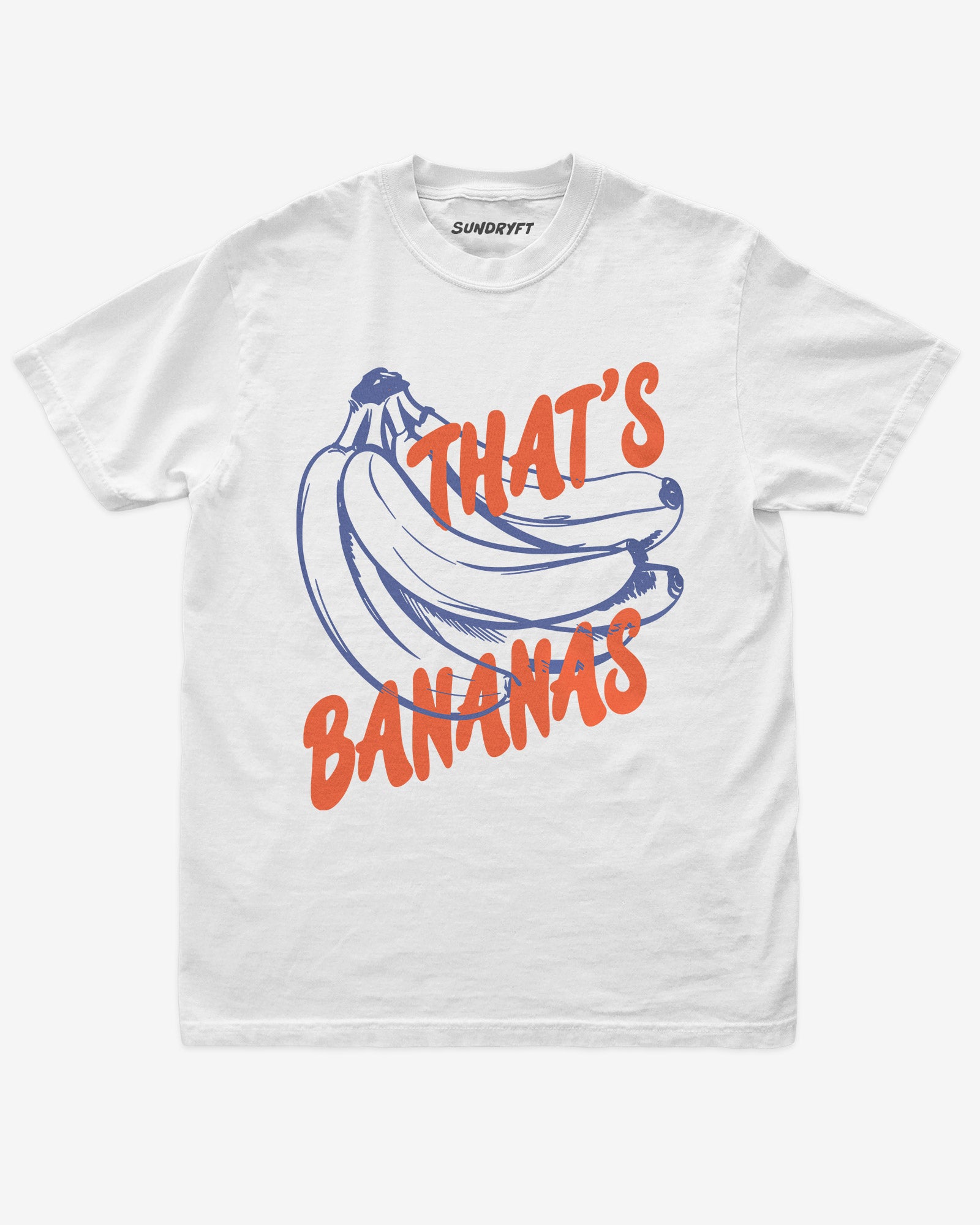That's Bananas shirt in white color