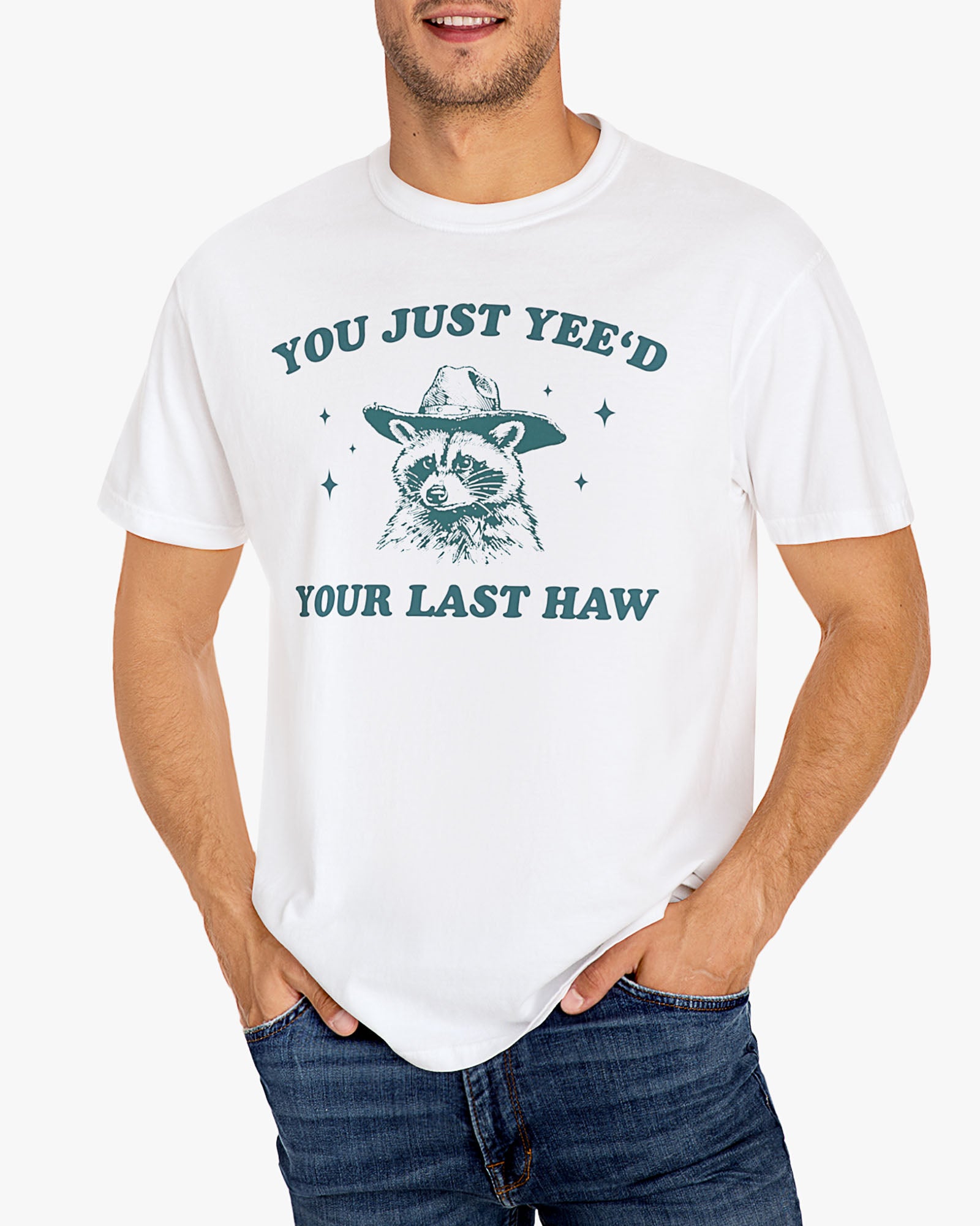 You Just Yeed Your Last Haw Cowboy Raccoon Shirt